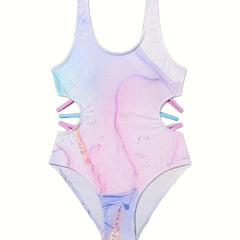 Girls Creative Pattern 1 pc Swimwear Summer Clothes