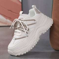 Women's Thick-Soled Running Shoes Comfortable Lightweight Sneakers