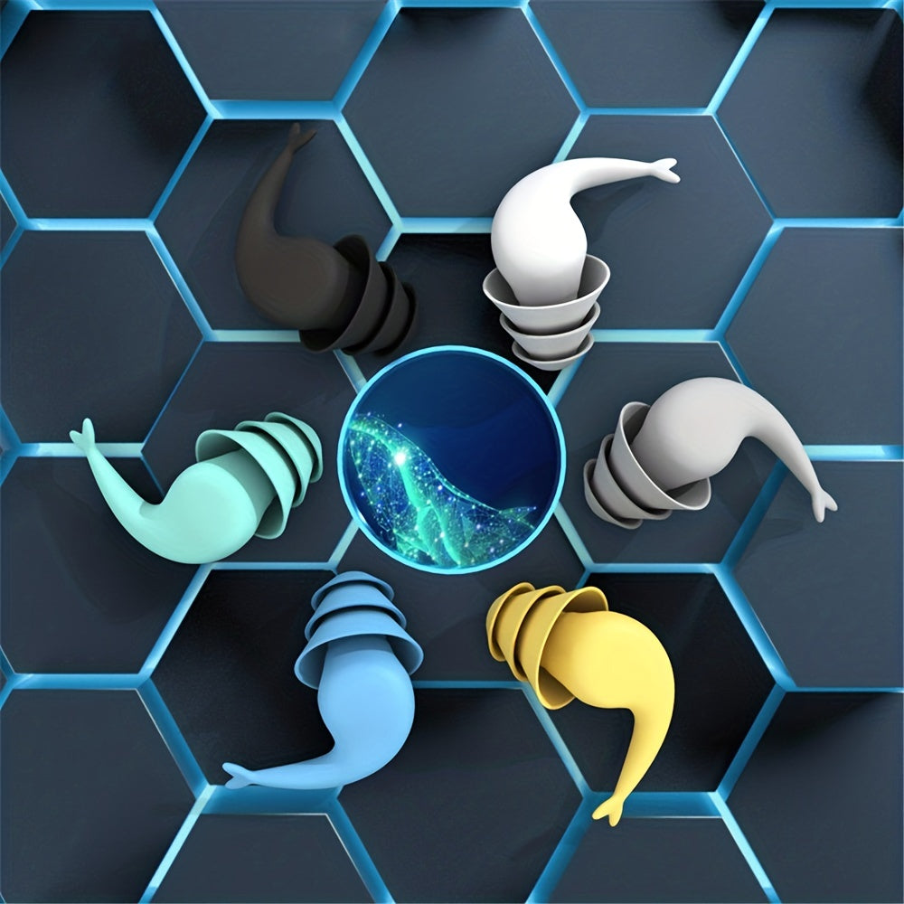 Anti Noise Silicone Earplugs for Swimming Sleeping & Diving