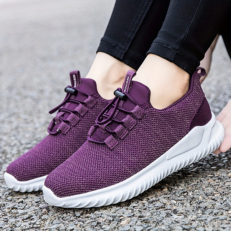 Women's Outdoor Running Shoes Non-slip Lace-Up Sneakers