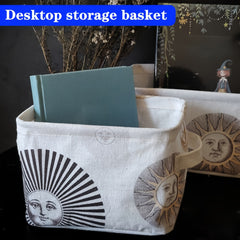 Foldable Portable Waterproof Storage Basket for Nordic Fabric