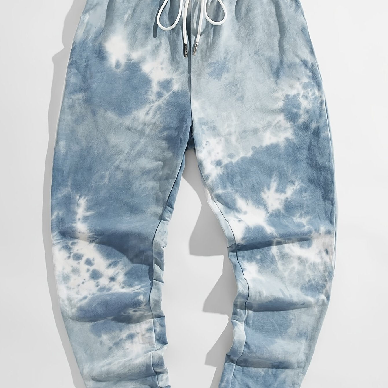 Tie Dye Drawstring Sweatpants Straight Leg Loose Fit Pants Men's Casual Joggers