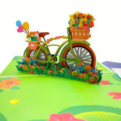 3D Popup Card w/ Note & Envelope - Birthday Mother's Father's Graduation