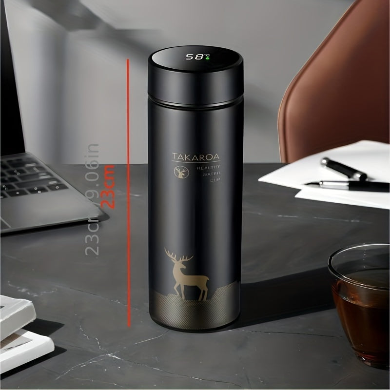 Stylish Vacuum Flask with Temperature Display