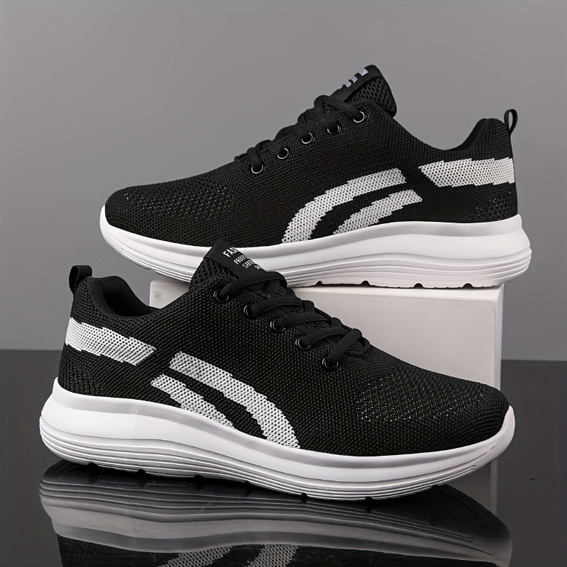 Durable Plus Size Men's Running Shoes Non Slip Shock Absorbing Sneakers
