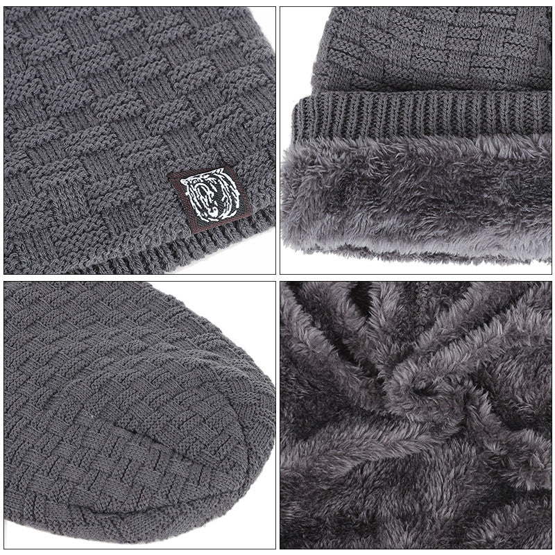 Men's Padded Knitted Cap for Winter