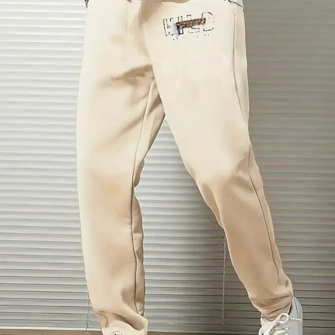 WILD Comfy Drawstring Joggers Men's Casual Pants
