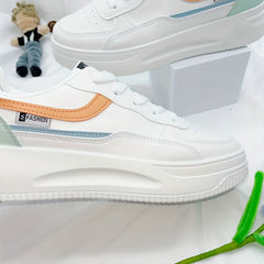 Women's Lace Up Board Shoes Lightweight Casual Sports Shoes