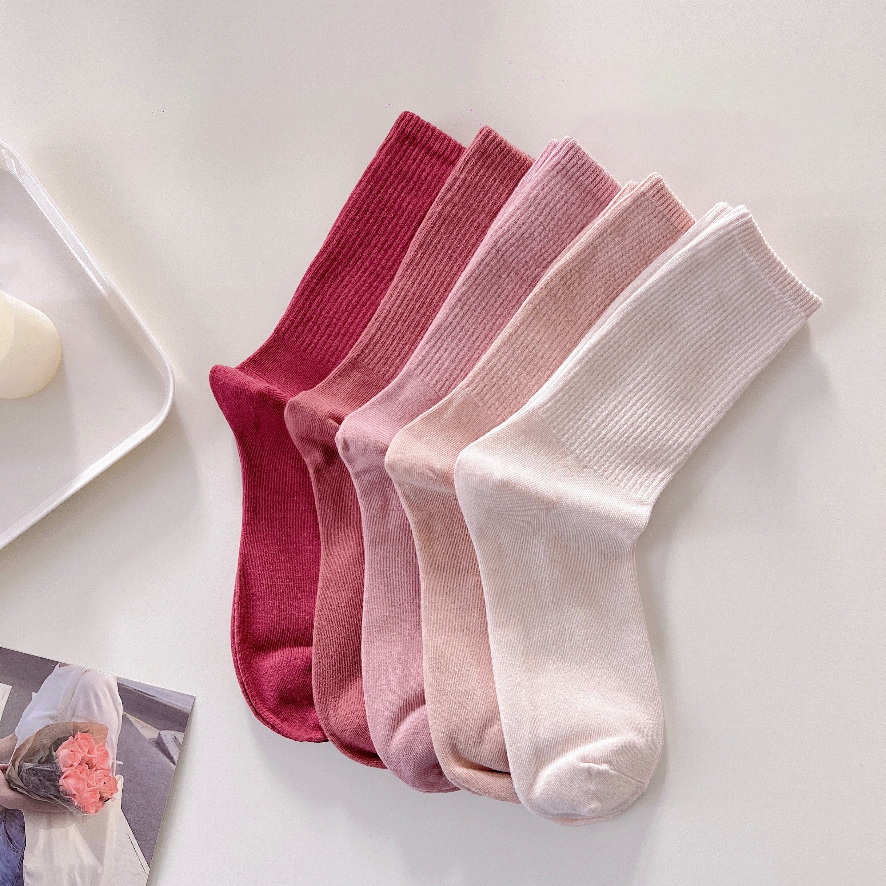 10 Pairs Comfortable Mid Tube Women's Socks