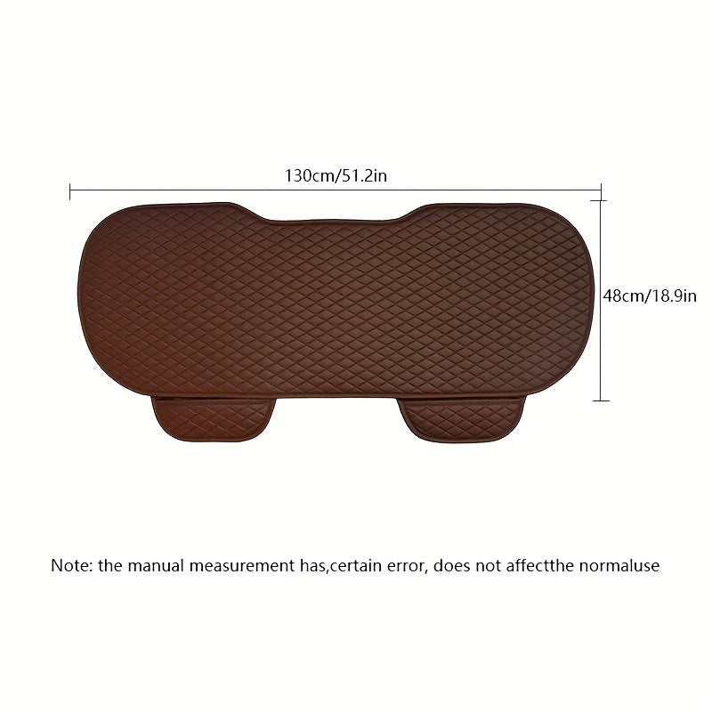 1pc Car PU Leather Seat Cover Breathable Non Slip Protector Auto Seat Cushion
