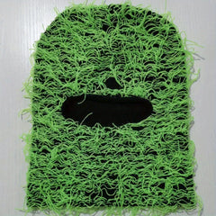 Y2K Tassel Balaclava Solid Hip Hop Ski Mask Warm Knit Hat Unisex Beanie