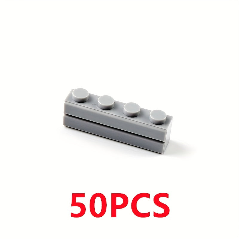 50pcs City Wall Building Blocks DIY Toys Parts Construction Bricks Kids