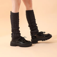 Women's Winter Leg Warmers Crochet Knitted Boot Cuffs