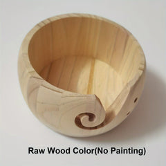 Wooden Yarn Bowl DIY Yarn Storage Container