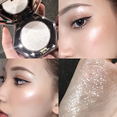 3D Highlight Eyeshadow Powder Unicorn Glitter Brightening Contouring