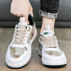 Men's Low Top Skate Shoes Non Slip Sneakers