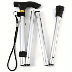 Adjustable Folding Hiking Trekking Pole Lightweight Aluminum Alloy Stick