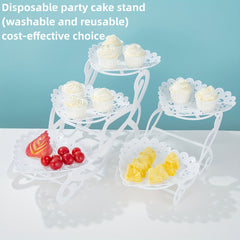 1pc Cake Stand & Dessert Display for Tea Time Snacks Various Styles