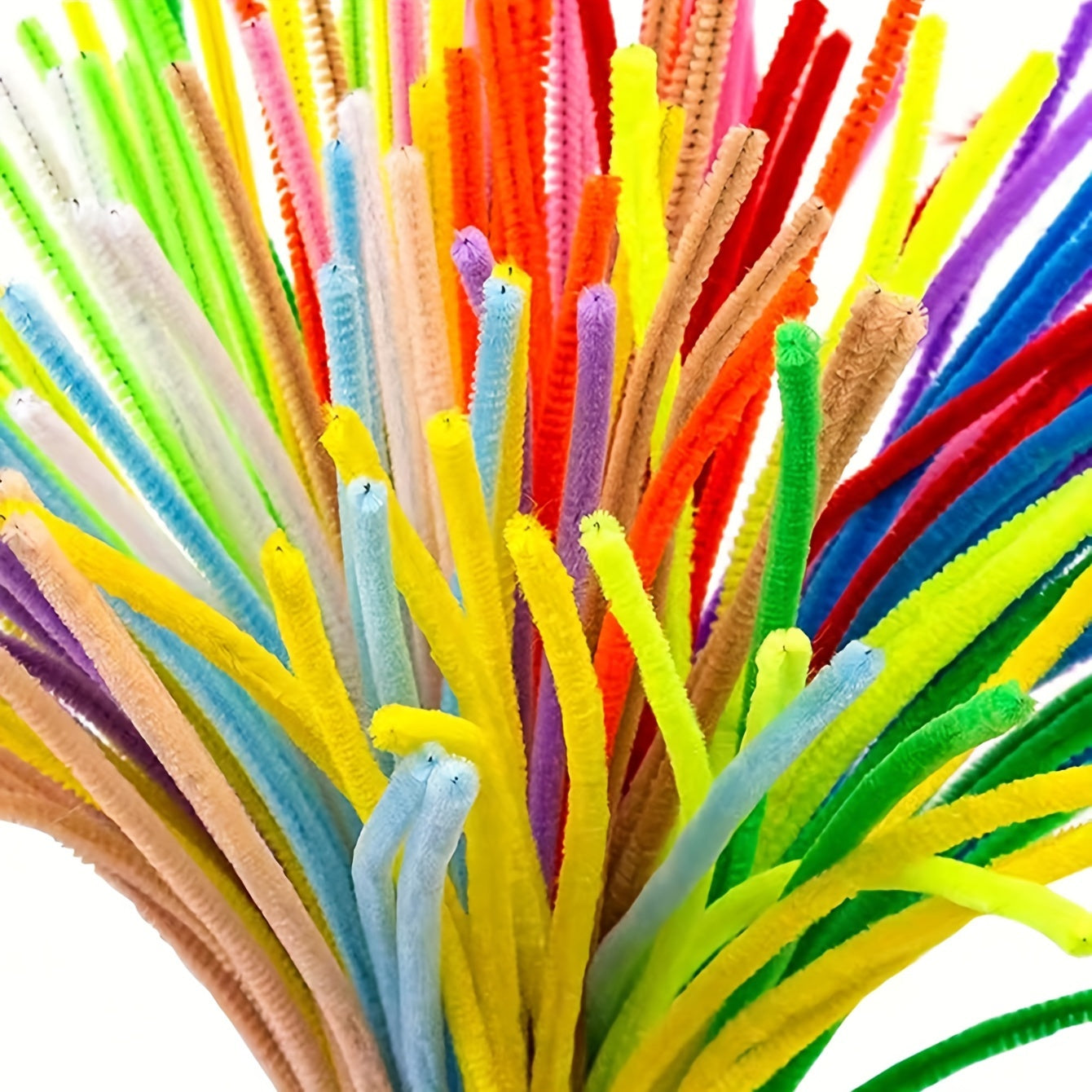 100pcs Colorful Twist Stick Hair Root Strip Package DIY Creative Material