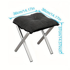 1pc Folding Stool Household Low Stool Portable Shoe Changing Stool Small Chair
