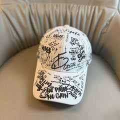 Cool Graffiti Printed Baseball Cap for Men and Women