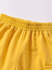3pcs Boys Casual Solid Soft Pants With Pocket For All Seasons