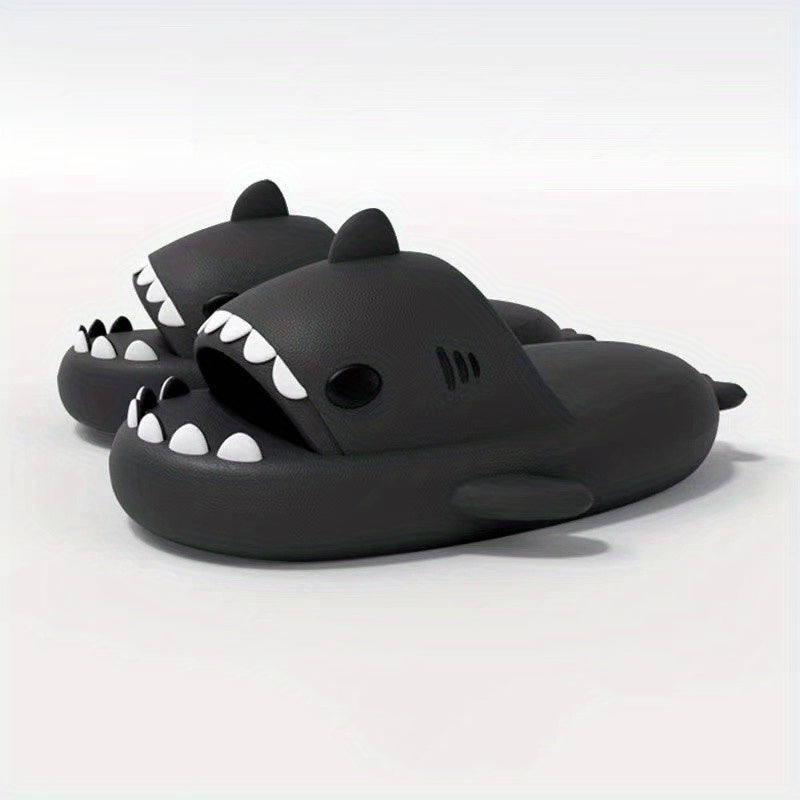 Men's Lightweight Shark Slippers Open Toe Home Shoes