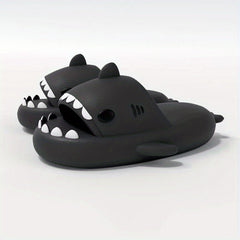 Men's Lightweight Shark Slippers Open Toe Home Shoes