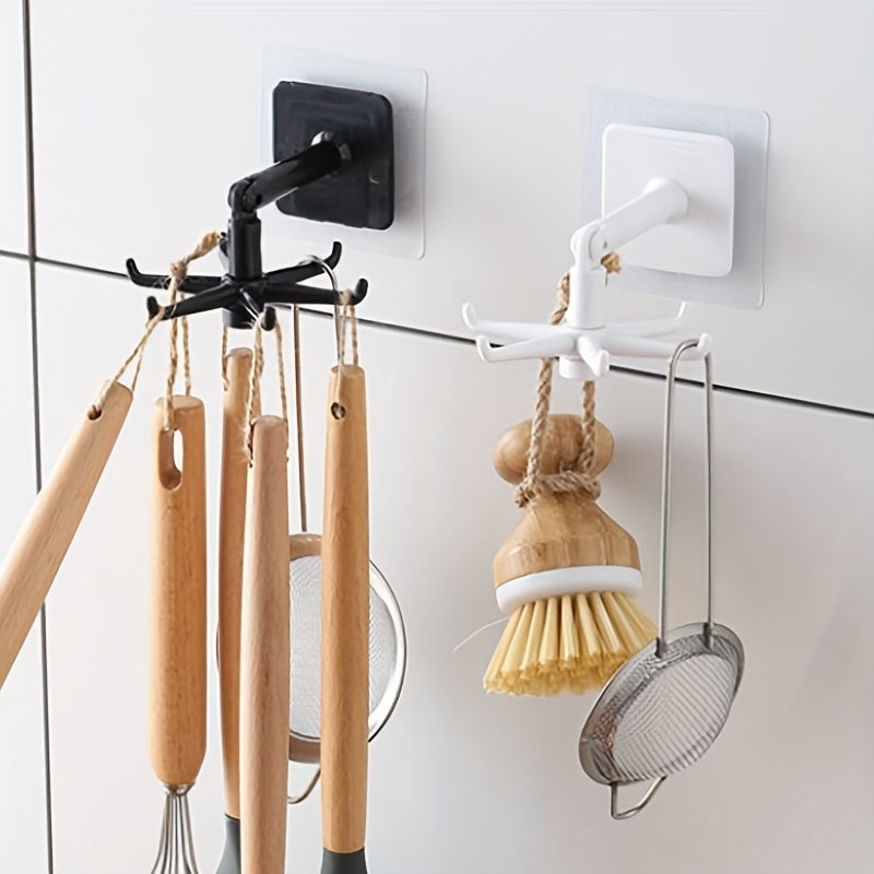 Waterproof 360 Rotating Folding Hook Self Adhesive