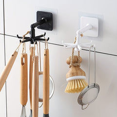 Waterproof 360 Rotating Folding Hook Self Adhesive