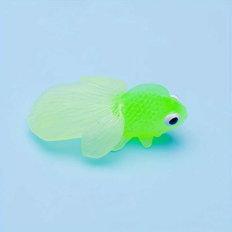 Mini Goldfish Toy Big Tailed Cartoon Small Goldfish Toy For Bath
