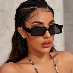 Y2K Rectangle Sunglasses Jelly Anti Glare UV400