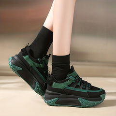 Women's Chunky Sneakers Height Increased Casual Dad Shoes
