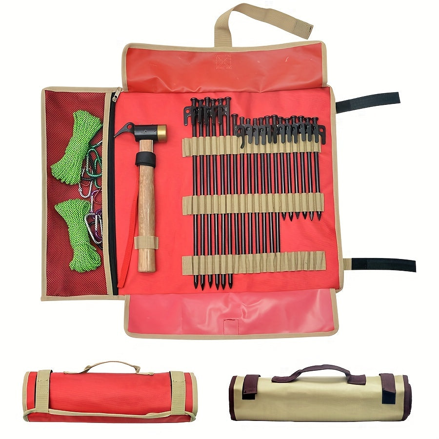 Portable Camping Nail Storage Bag - Keep Tent Secure