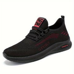 Men's Breathable Running Shoes Non Slip Lace Up Sneakers