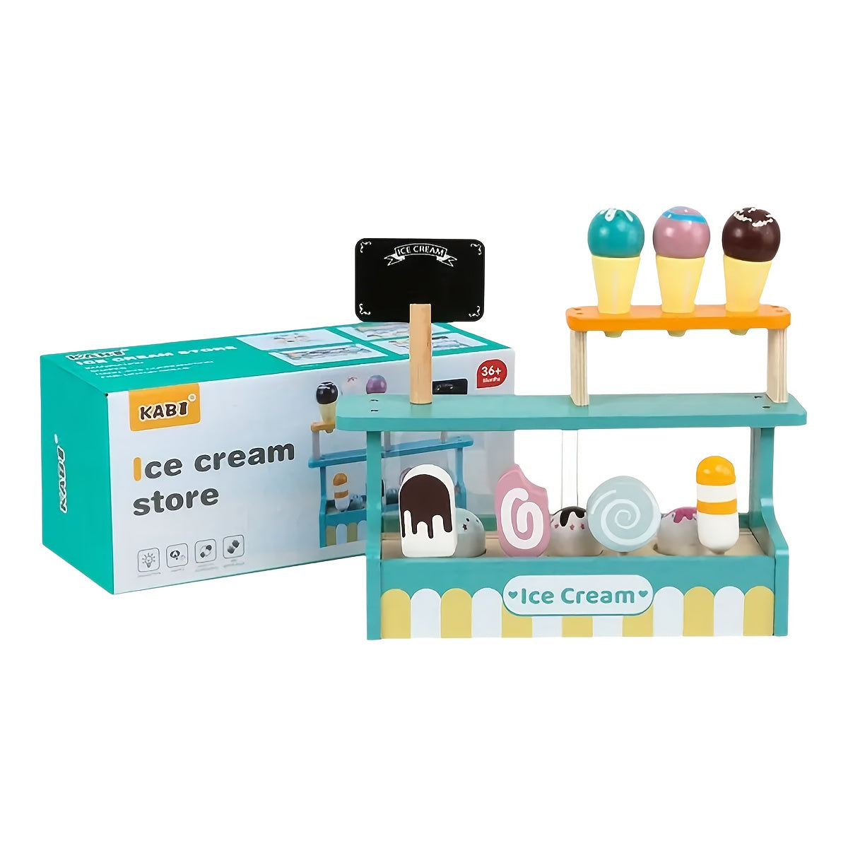 Kids Wooden Afternoon Tea Cooking Toy Set