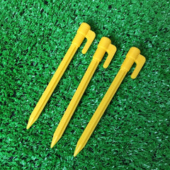 10pcs Outdoor Tent Pegs Plastic Ground Nails for Camping Hiking Tents