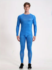 Men's Compression T shirt & High Stretch Leggings for Running