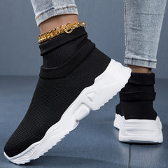 Breathable Mesh Running Shoes Slip On Outdoor Sneakers