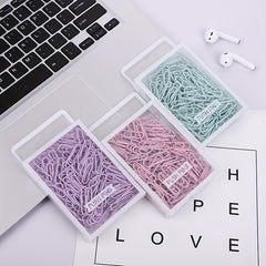 Macaron Paper Clip Boxed Office Stationery Paper Clip