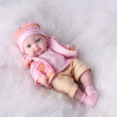 Anime 11 Inch Baby Doll Set Pink Outfit Knit Accessories for Ages 3