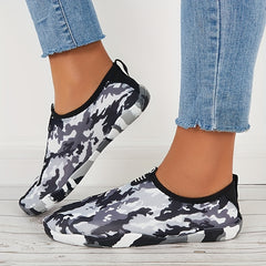Women's Camo Print Water Socks for Swimming Surfing Diving
