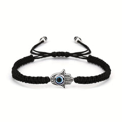 Devil's Eye Theme Braided Anklet Adjustable Ankle Bracelet