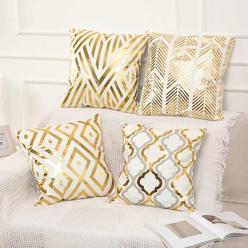 Short Plush Pillowcase Cover 44x96 Golden High Office/School/Home Supply