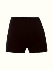 Girls Solid Slim Short Ballet Shorts for Dance Gymnastics Sports