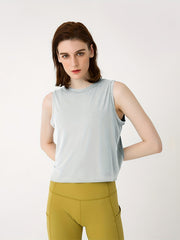 Solid Sports Tank Top Sleeveless Running Sleeveless Tops Women's Tops