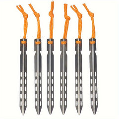 5pcs Titanium Tent Pegs Canopy Tarp Beach Pegs