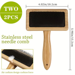 2pcs Wool Carders Needle Felting Brush Hand Carders For Wool Craft