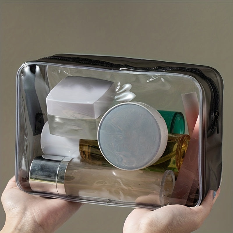 Transparent Cosmetic Bag Waterproof Toiletry Makeup Storage Pouch