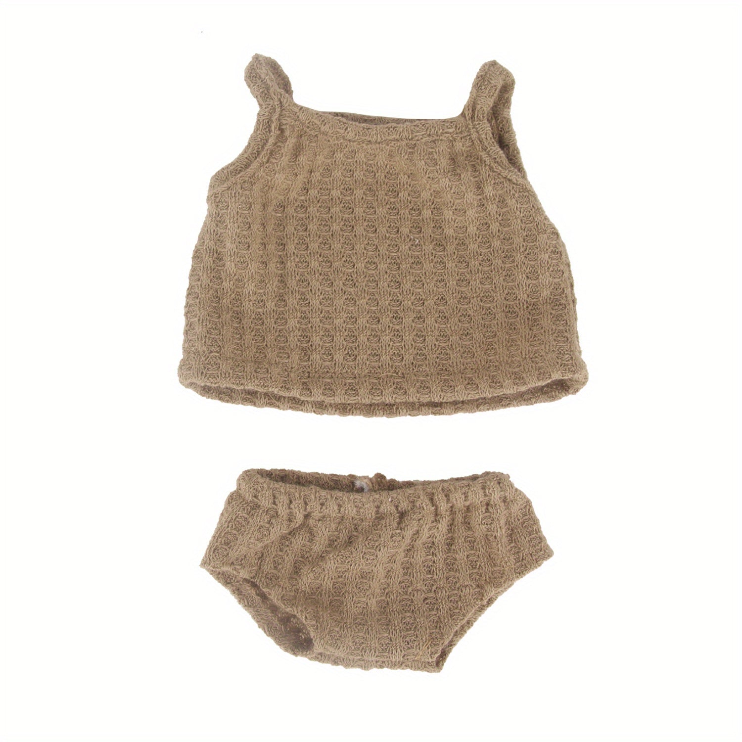 Doll Outfit Set - Vest and Panties, Comfortable Clothes (Doll Not Included)